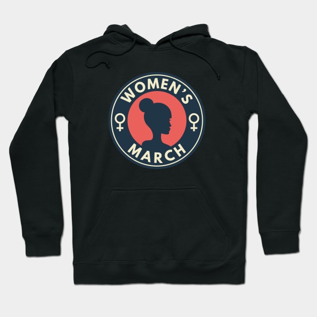 Women's March Hoodie by VectorPlanet